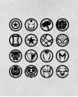 Kepurė Marvel herojų iconos Kepurė Marvel herojų iconos